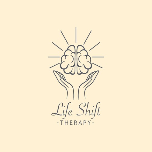 Disease awareness logo with the title 'Lifeshift design logo'