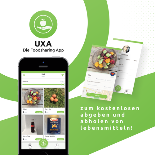 Barcode design with the title 'UXA Poster'