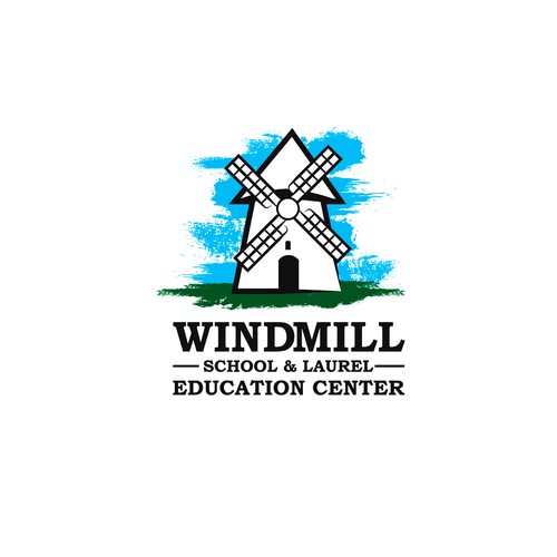 School brand with the title 'Logo for education centre.'