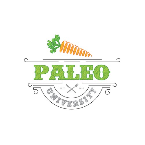 University logo with the title 'Paleo University'