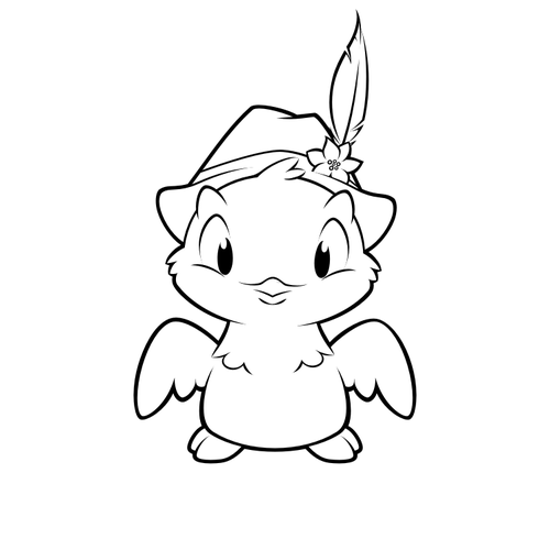 Bird t-shirt with the title 'T-Shirt Design für Kindershirts mit Tirolbezug'