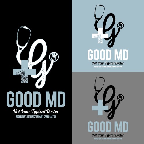 Medical t-shirt with the title 'rustic vintage tshirt design for a not so typical doctor's office'