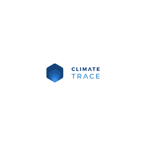 Climate design with the title 'Logo for an investment firm called CLIMATE TRACE'