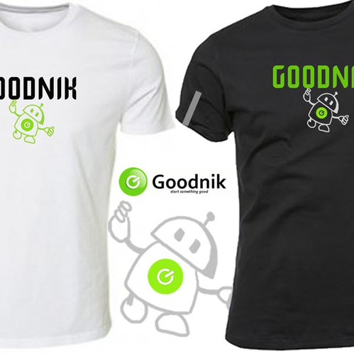 Community t-shirt with the title 'Goodnik.org needs a new t-shirt design'