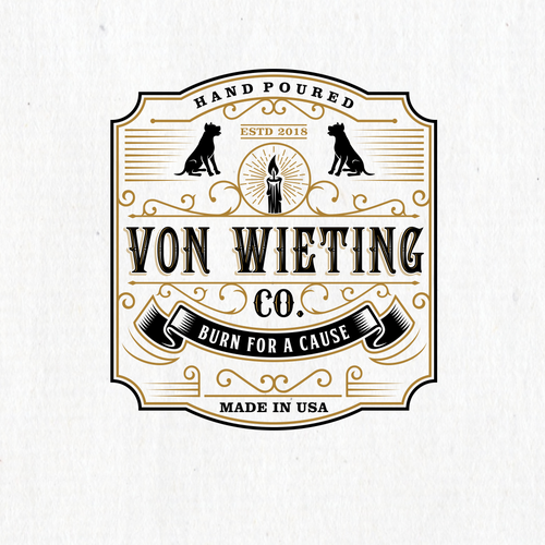 Label logo with the title 'Von Wieting'