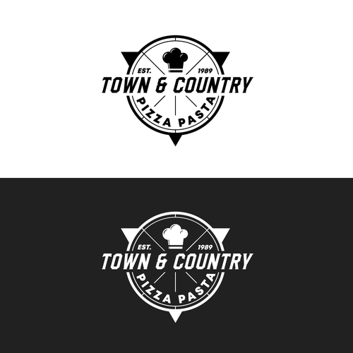 Pasta logo with the title 'Town & Country'