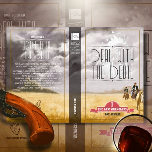 Painting book cover with the title 'Deal with the Devil'