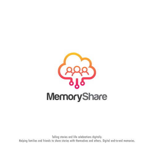 Memories logo with the title 'Memory Share Logo'