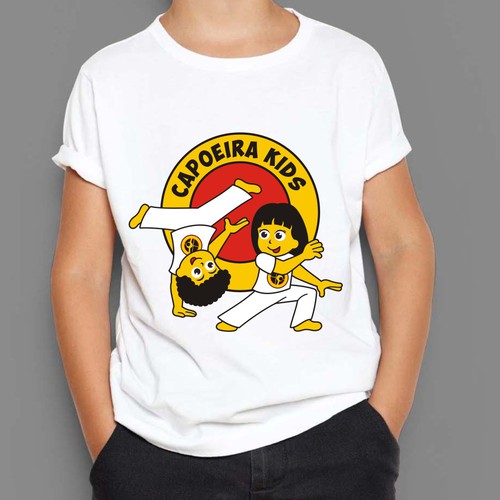 Martial arts t-shirt with the title 'T-Shirt for Capoeira Kids'