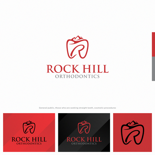 Orthodontic brand with the title 'Logo for orthodontist office'