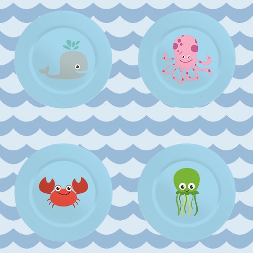 Starfish design with the title 'Sea Animals'