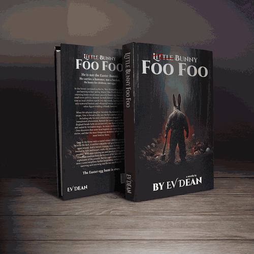 Easter design with the title 'Horror Book COver'