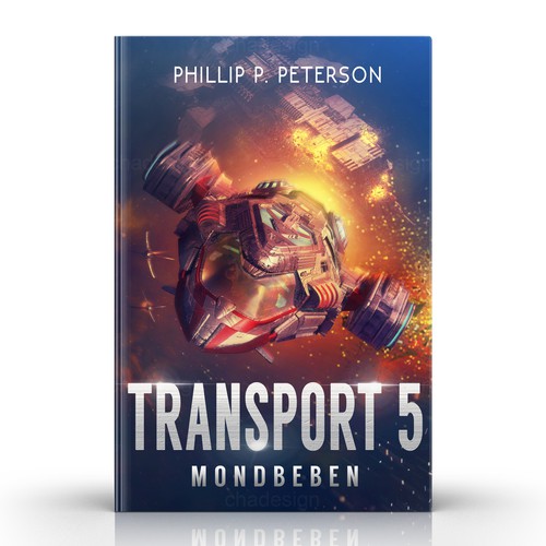 Star Wars design with the title 'SCI-FI book cover 'TRANSPORT5''