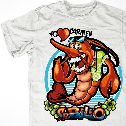 Animal t-shirt with the title 'yo love carmen sr.billo'