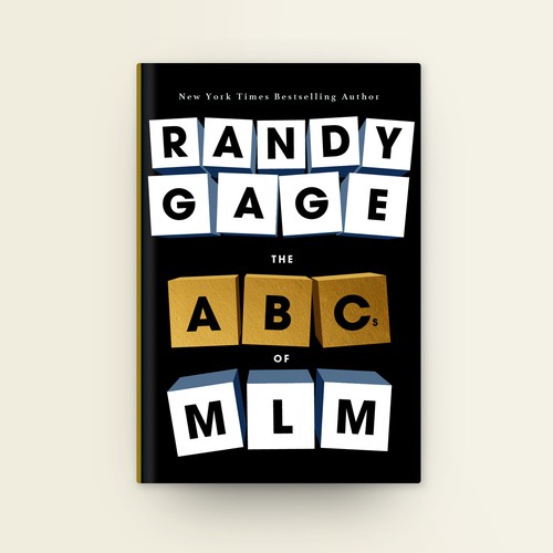 Black and white book cover with the title 'Bold Book Cover Design'