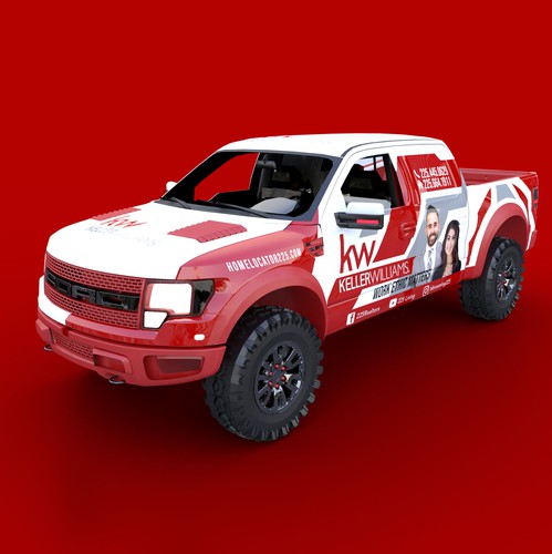 Blender 3D design with the title 'Car wrap'