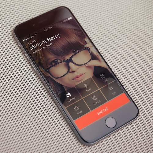 Call design with the title 'Communication App Design'