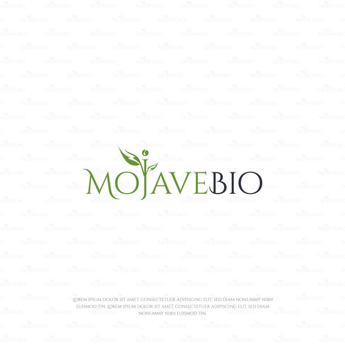 Vitamin logo with the title 'Mojavebio logo for Bio Company'