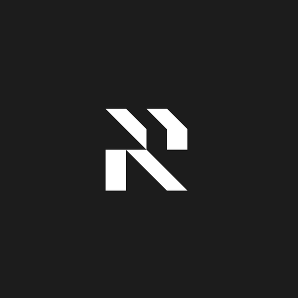 Rr logo with the title 'Brandmark-NR1590'