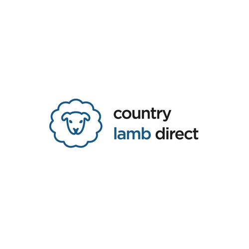 Lamb logo with the title 'Logo for new ecommerce start up'