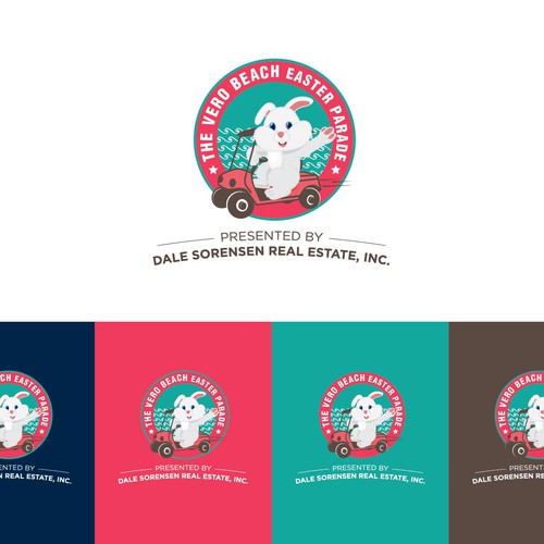 Easter design with the title 'Vero Beach Easter parade'