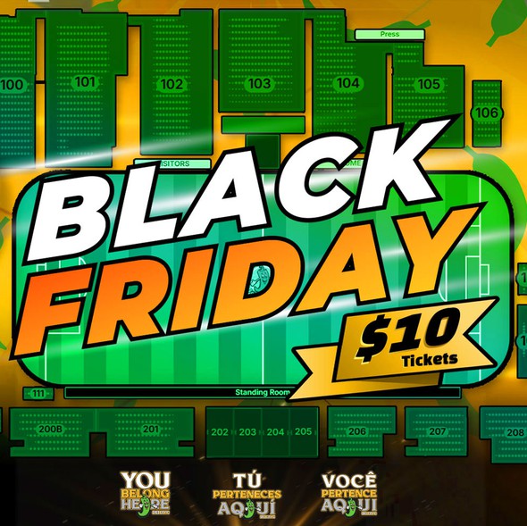 Advertising design with the title 'Black Friday Digital Banner'