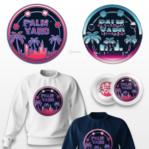 Token design with the title 'Palm Yard NFT Community'