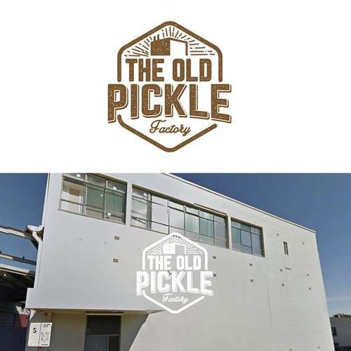 Factory design with the title 'logo for event place and restaurant'