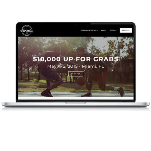 Organization design with the title 'Sports Organizations and Events'