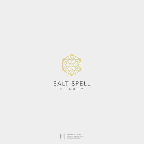 Salt design with the title 'Salt Spell Beauty'