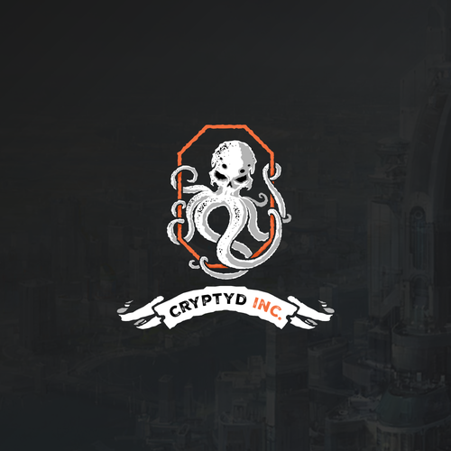Egyptian design with the title 'Cryptyd Inc.'