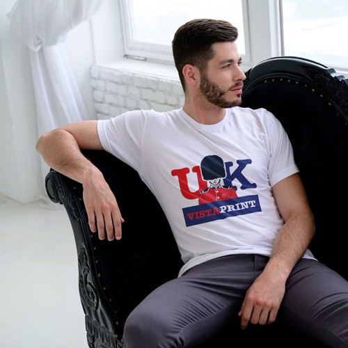 British logo with the title 'Logo Design for Tshirt'