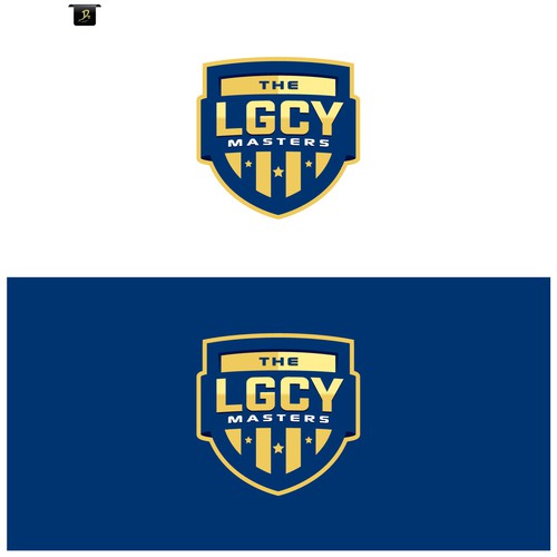 Shield design with the title 'The LGCY Masters'