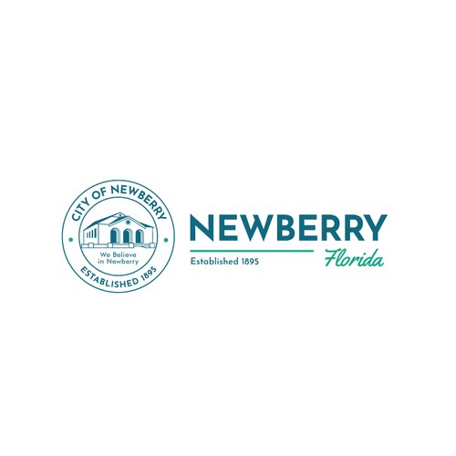 Seal design with the title 'Logo for the City of Newberry, Florida'