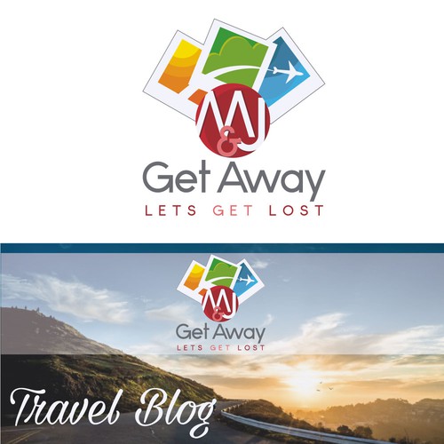 Journey logo with the title 'Logo for a travel blog'