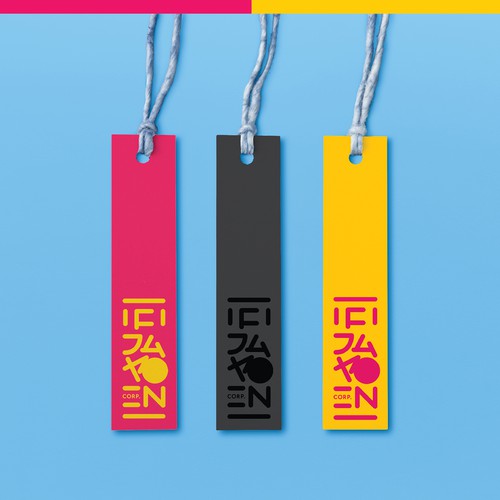 Import-export logo with the title 'Logo design for Ici Japon Corp.'