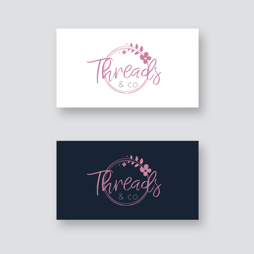 Thread design with the title 'threads & co logo design '