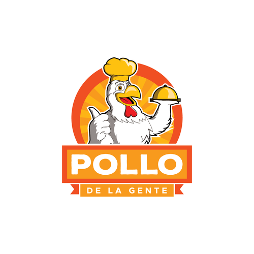Rooster logo with the title 'logo for chicken restaurant.'