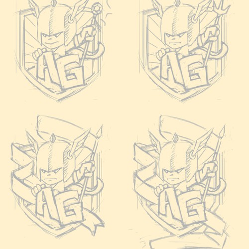 Angel artwork with the title 'Guardian illustration (Draw)'