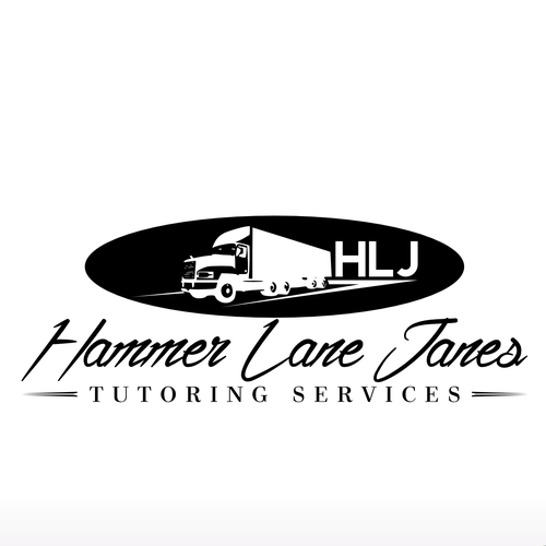 Italic logo with the title 'Logo design for Tutoring Services'