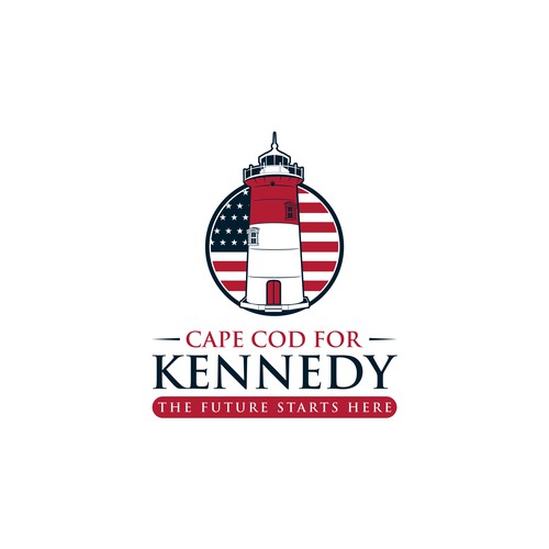 Politics logo with the title 'Cape Cod for Kennedy'