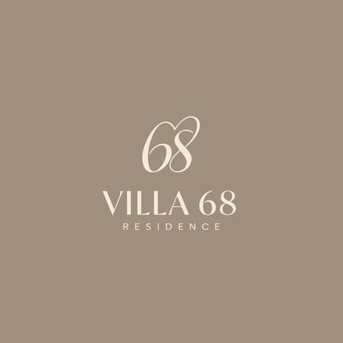 Welcoming logo with the title 'Logo for a stylish villa.'
