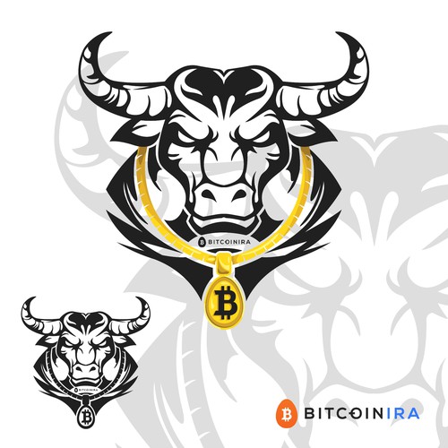 Fierce design with the title 'Illustration for a bitcoin company'