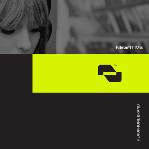 N logo with the title '[-] negative, Headphone Brand'