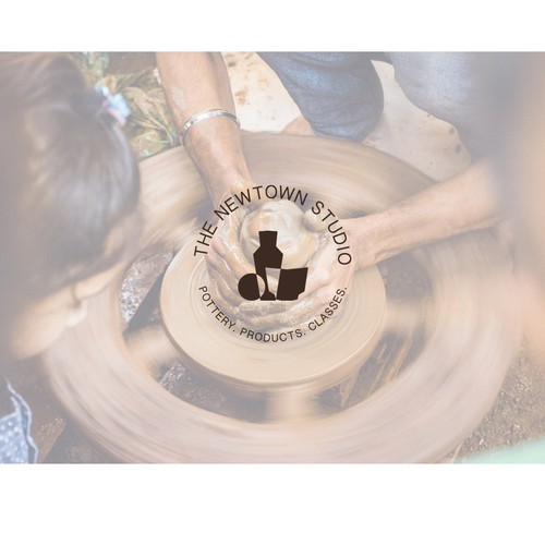 Pottery logo with the title 'Logodesign - Pottery Studio / Ceramic'