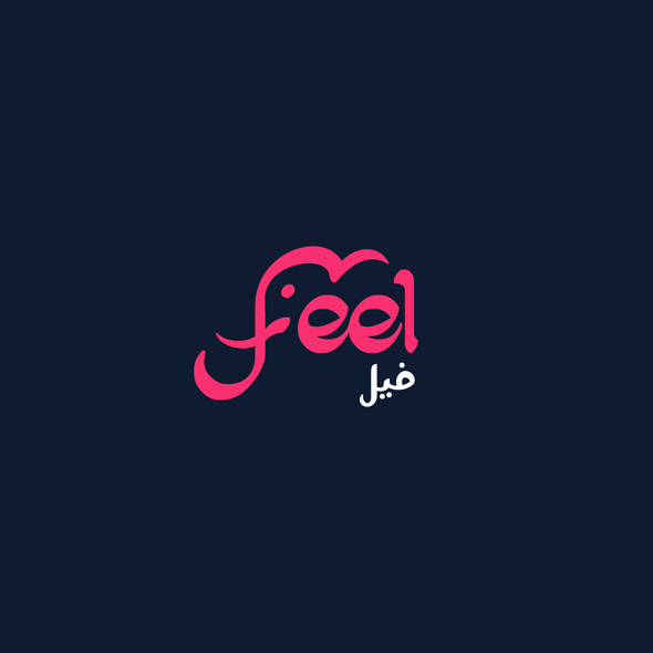 Creative logo with the title 'Feel Logo Design'