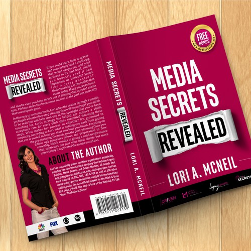 Typography book cover with the title 'Media Secrets Revealed'