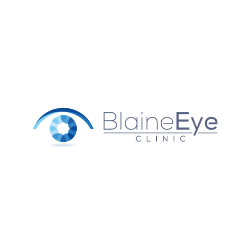 Clinic design with the title 'Logo for Blaine Eye Clinic'