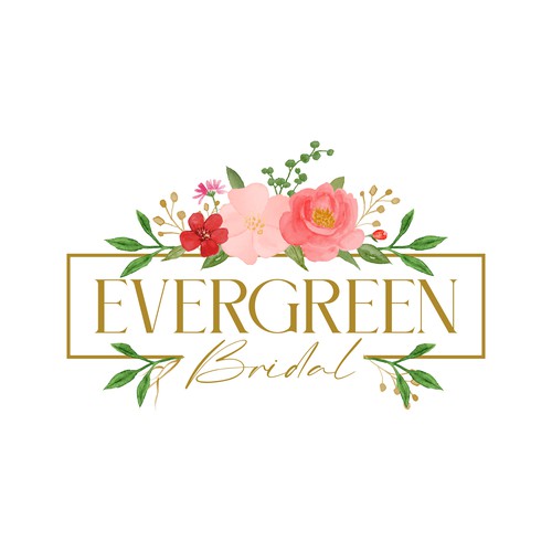 Bridal design with the title 'logo concept for fashion brand'