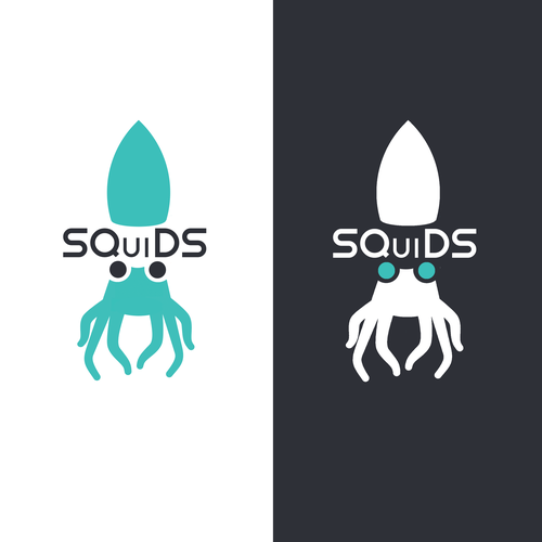 Squid logo with the title 'SQuiDS logo'